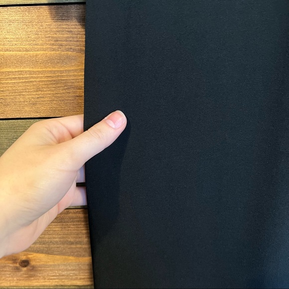 Deep Black Mini Zipper Sheath Dress | JM Collection - Picture 3 of 5